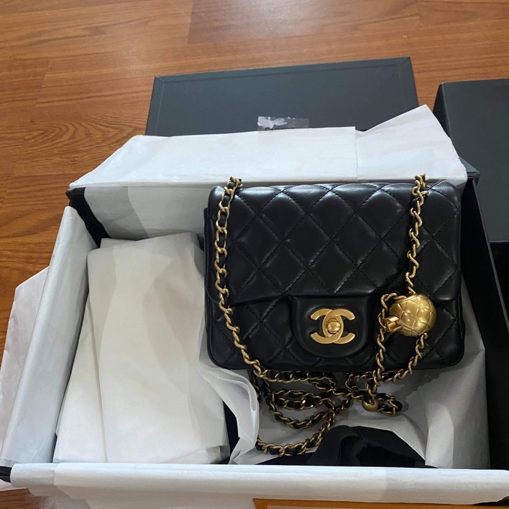 Chanel Mini Square Pearl Crush